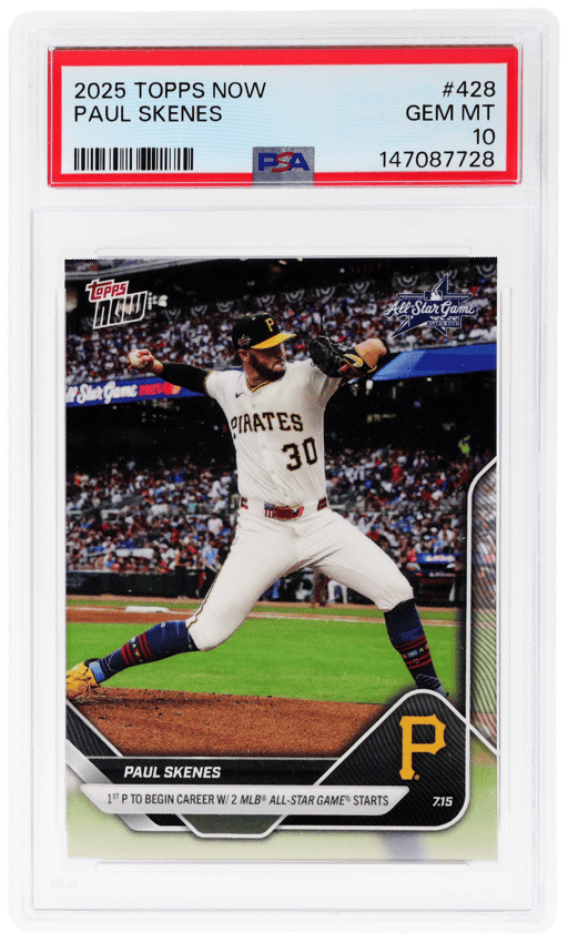 2025 Topps Now Paul Skenes #428 /6406 PSA 10
