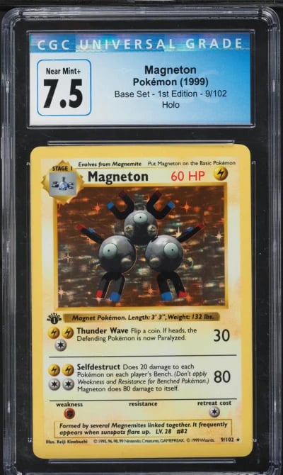 1999 Pokemon Base Set Shadowless