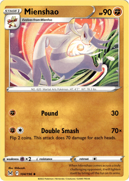 2022 Mienshao #104 Lost Origin