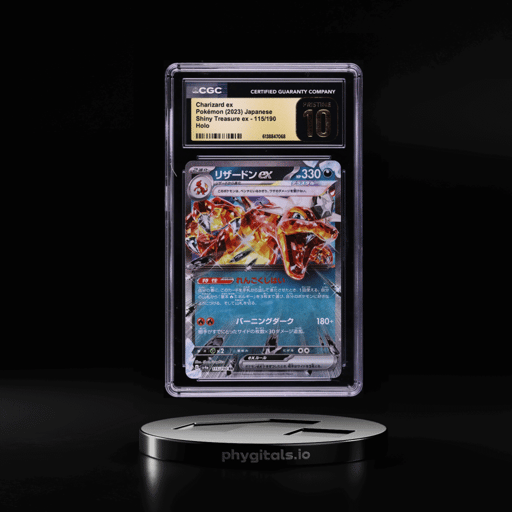 2023 Pokemon Japanese Scarlet & Violet Shiny Treasure Ex Holo Charizard Ex #115 CGC 10 PRISTINE