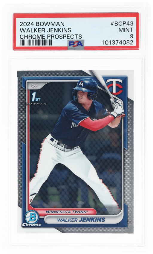 2024 Bowman Chrome Prospect Walker Jenkins #BCP43 PSA 9