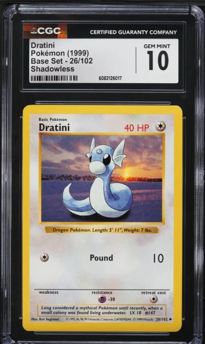 1999 Pokemon Base Set Shadowless