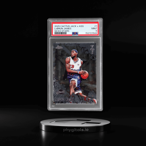 2025 Topps Chrome Cactus Jack X NBA All Star Game Sicko Stars LeBron James #SS1 PSA 9