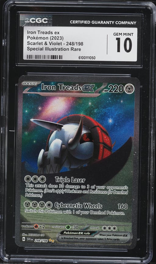 2023 Pokemon Scarlet & Violet SIR Iron Treads EX #248 CGC 10 GEM MINT
