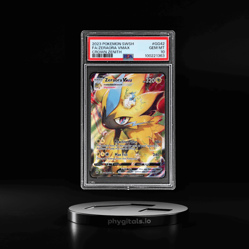 2023 Pokemon Sword and Shield Crown Zenith Galarian Gallery Zeraora Vmax #GG42 PSA 10