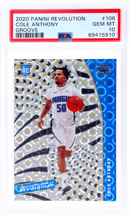 2020 Panini Revolution Groove Cole Anthony #106 PSA 10