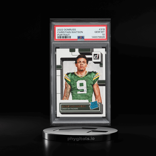 2022 Donruss Portrait Christian Watson ROOKIE #319 PSA 10 GEM MINT
