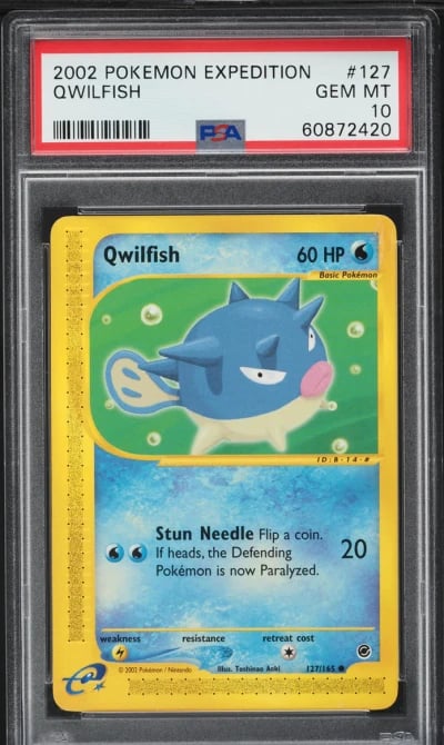 2002 Pokemon Expedition Qwilfish