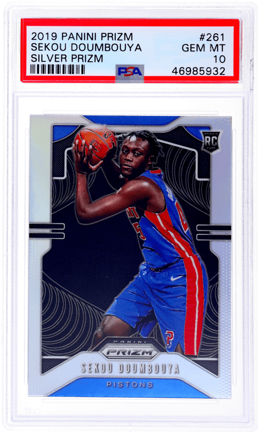 2019 Panini Prizm Silver Prizm Sekou Doumbouya #261 PSA 10