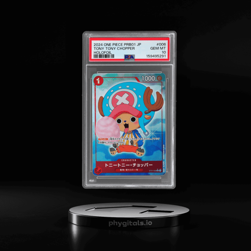 2024 One Piece the Best Premium Booster Japanese Foil Tony Tony Chopper #ST01006 PSA 10