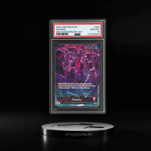 2025 One Piece Promo 2nd Anniversary Set Shanks #OP09-001 PSA 10