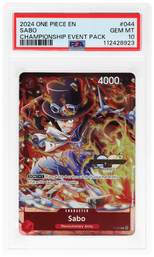 2024 One Piece Championship Event Pack Sabo #44 PSA 10