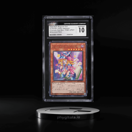 2020 Yu-Gi-Oh! Japanese PGB Toon Dark Magician Girl #PGB1-JP021 CGC 10 GEM MINT