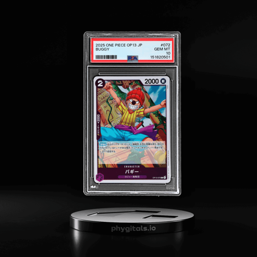 2025 One Piece Carrying On His Will Japanese Buggy #072 PSA 10