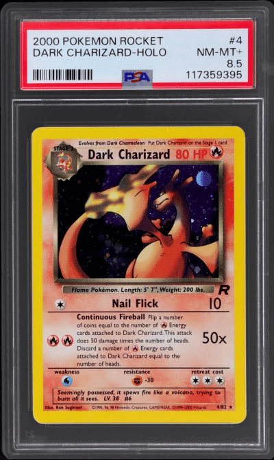 2000 Pokemon Team Rocket Holo Da