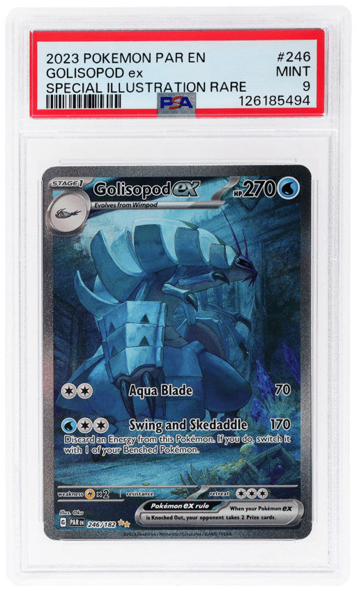 2023 Pokemon Scarlet and Violet Paradox Rift Special Illustration Rare Golisopod Ex #246 PSA 9