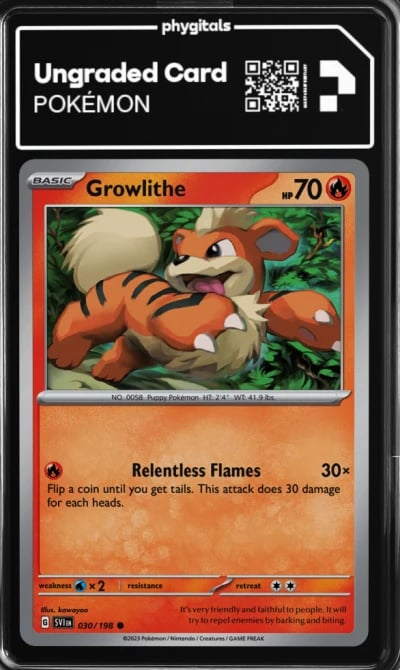 2023 Growlithe Scarlet & Violet 