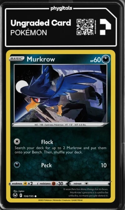 2022 Murkrow Silver Tempest #106