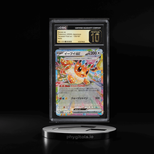 2024 Pokemon Japanese Scarlet & Violet Terastal Fest ex Holo Eevee ex #126 CGC 10 PRISTINE