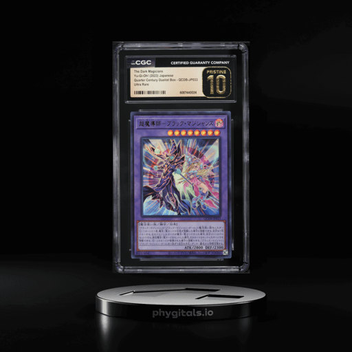 2023 Yu-Gi-Oh! Japanese QCDB Ultra Rare The Dark Magicians #QCDB-JP033 CGC 10 PRISTINE