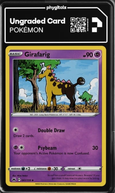 2023 Girafarig Crown Zenith #061