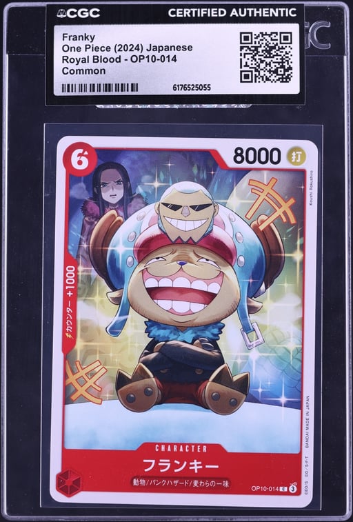 2024 One Piece Japanese Royal Blood Franky #OP10-014 CGC AUTH