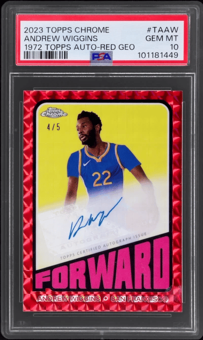 2023 Topps Chrome '72 Topps Auto