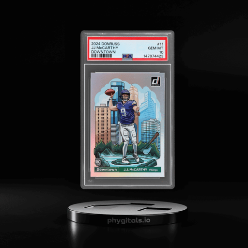 2024 Donruss Downtown JJ Mccarthy #11 PSA 10