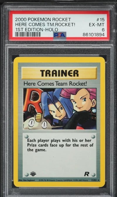 2000 Pokemon Rocket 1st Edition 