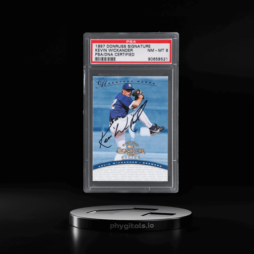 1997 Donruss Signature Series Century Marks Kevin Wickander 94/100 PSA/DNA Auth