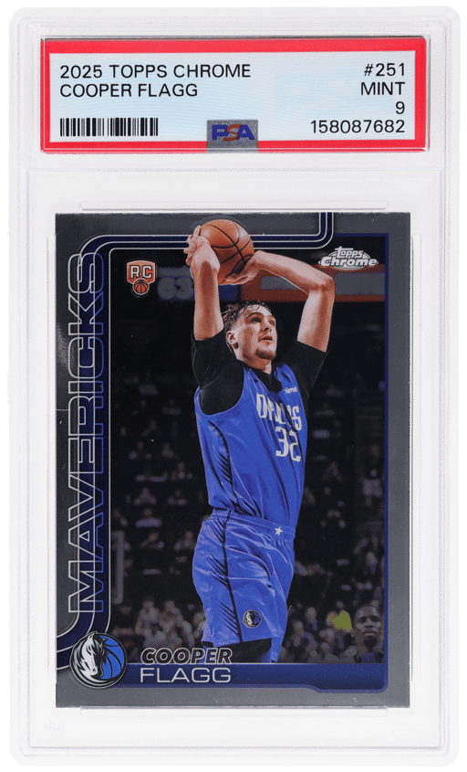 2025 Topps Chrome Cooper Flagg #251 PSA 9