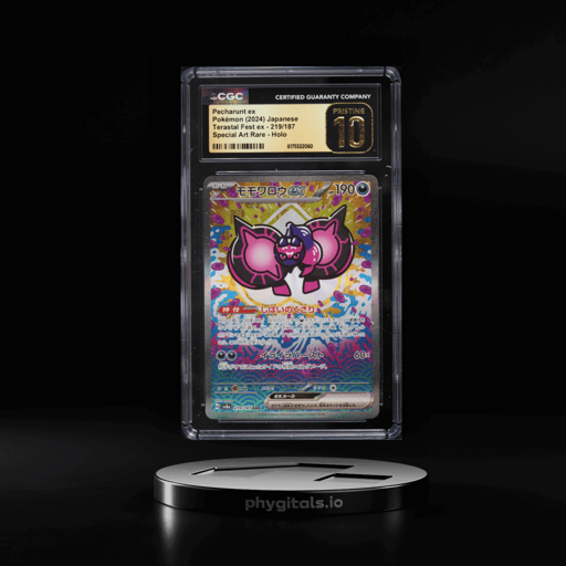 2024 Pokemon Japanese Scarlet & Violet Terastal Fest ex SAR Pecharunt EX #219 CGC 10 PRISTINE