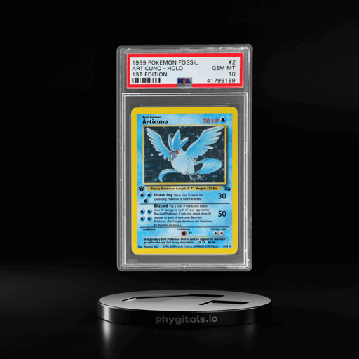 1999 Pokemon Fossil 1st Edition Holo Articuno #2 PSA 10