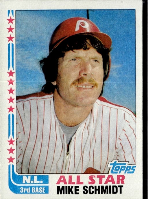 1982 Mike Schmidt #339 Baseball