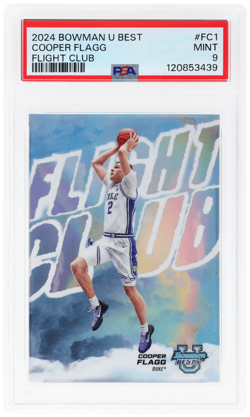 2024 Bowman University Best Fight Club Cooper Flagg #FC1 PSA 9