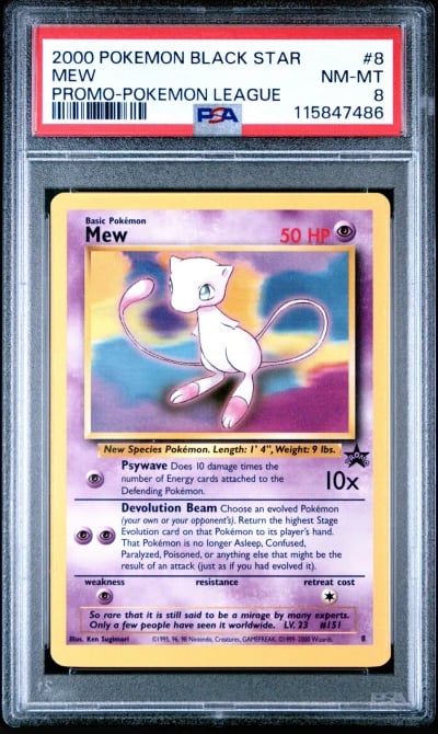 2000 POKEMON PROMO BLACK STAR PO