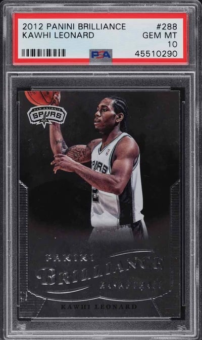 2012 Panini Brilliance Kawhi Leonard ROOKIE #288 PSA 10 GEM MINT