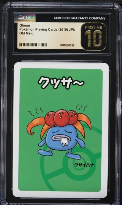 2019 Pokemon Japanese Playing Cards Old Maid Gloom CGC 10 PRISTINE