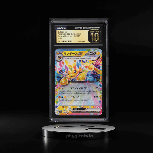 2024 Pokemon Japanese Scarlet & Violet Terastal Fest Ex Holo Jolteon EX #52 CGC 10 PRISTINE