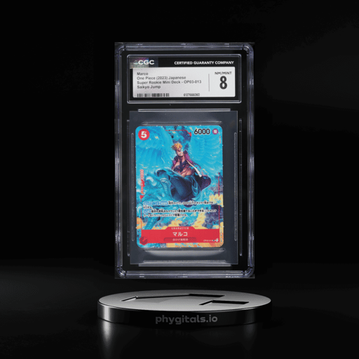 2023 One Piece Japanese Super Rookie Saikyo Jump Marco #OP03-013 CGC 8 NM-MT
