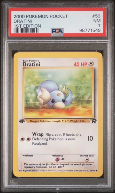 2000 POKEMON ROCKET 1ST ED #53 D