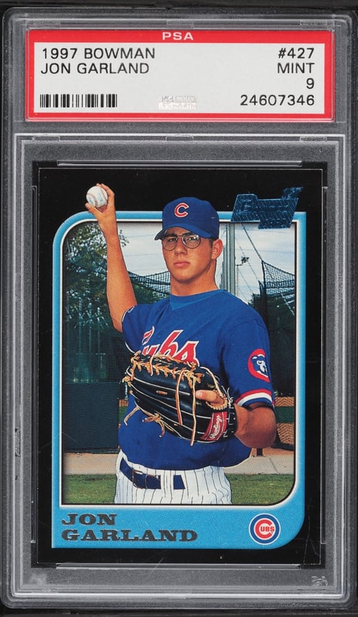 1997 Bowman Jon Garland PROSPECT #427 PSA 9 MINT