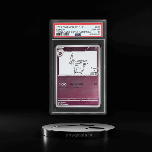 2023 Pokemon Scarlet and Violet Yu Nagaba X Pcg Campaign Japanese Espeon #066SVP PSA 10