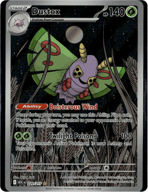 2026 Dustox #220 Ascended Heroes