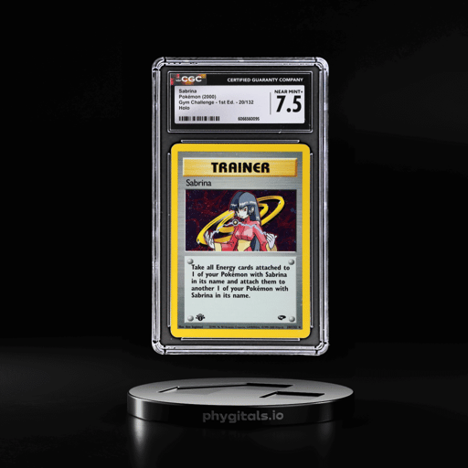 2000 Pokemon Gym Challenge 1st Edition Holo Sabrina #20 CGC 7.5