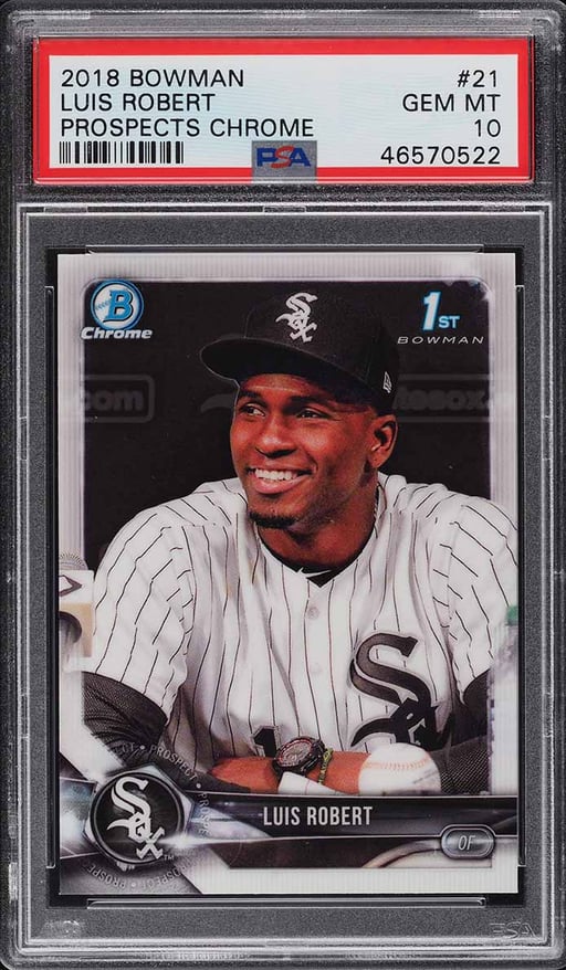 2018 Bowman Chrome Luis Robert PROSPECT #BCP21 PSA 10 GEM MINT