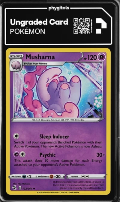 2021 Musharna Fusion Strike #122