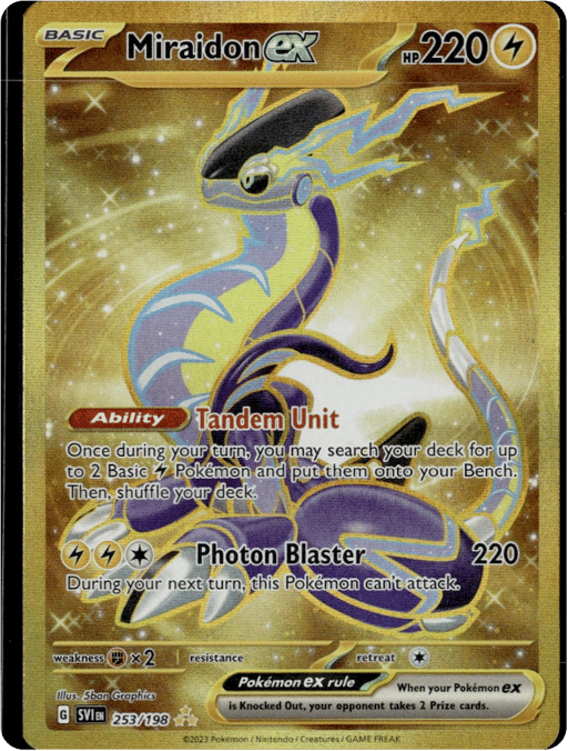 2023 Miraidon ex #253 Scarlet & Violet