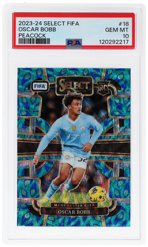2023 Panini Select Fifa Terrace Peacock Oscar Bobb #18 PSA 10