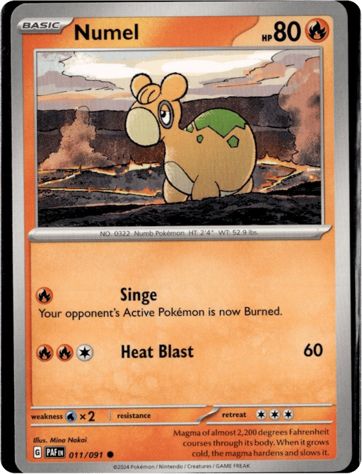 2024 Numel #11 Paldean Fates
